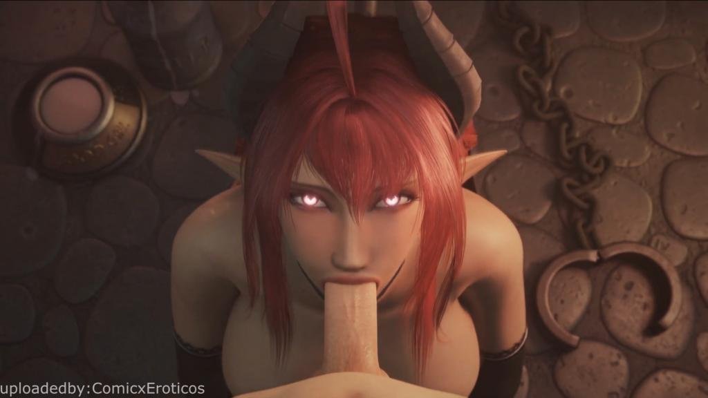 3D魅魔深喉颜射，火辣激射！