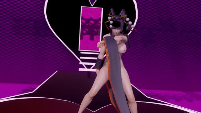 MMDMajorLazer-泡泡屁股DoaNyotengu3D色情热舞