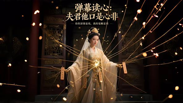 弹幕读心，夫君他口是心非（AI短剧）