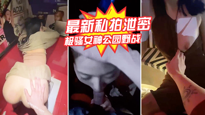 [无码流出] 公园野战骚女神 酒吧厕所后入爆操内射
