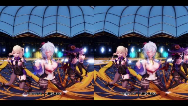原神-集体舞蹈与乱交无修正福利4KMMD